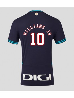 Billige Athletic Bilbao Nico Williams #10 Bortedrakt 2025-26 Kortermet